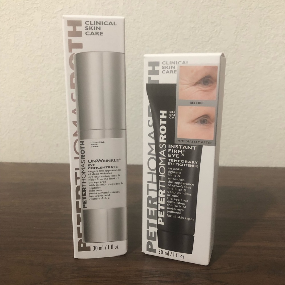 Peter Thomas Roth Un-Wrinkle Eye Concentrate & Instant FIRMx Eye Tightener